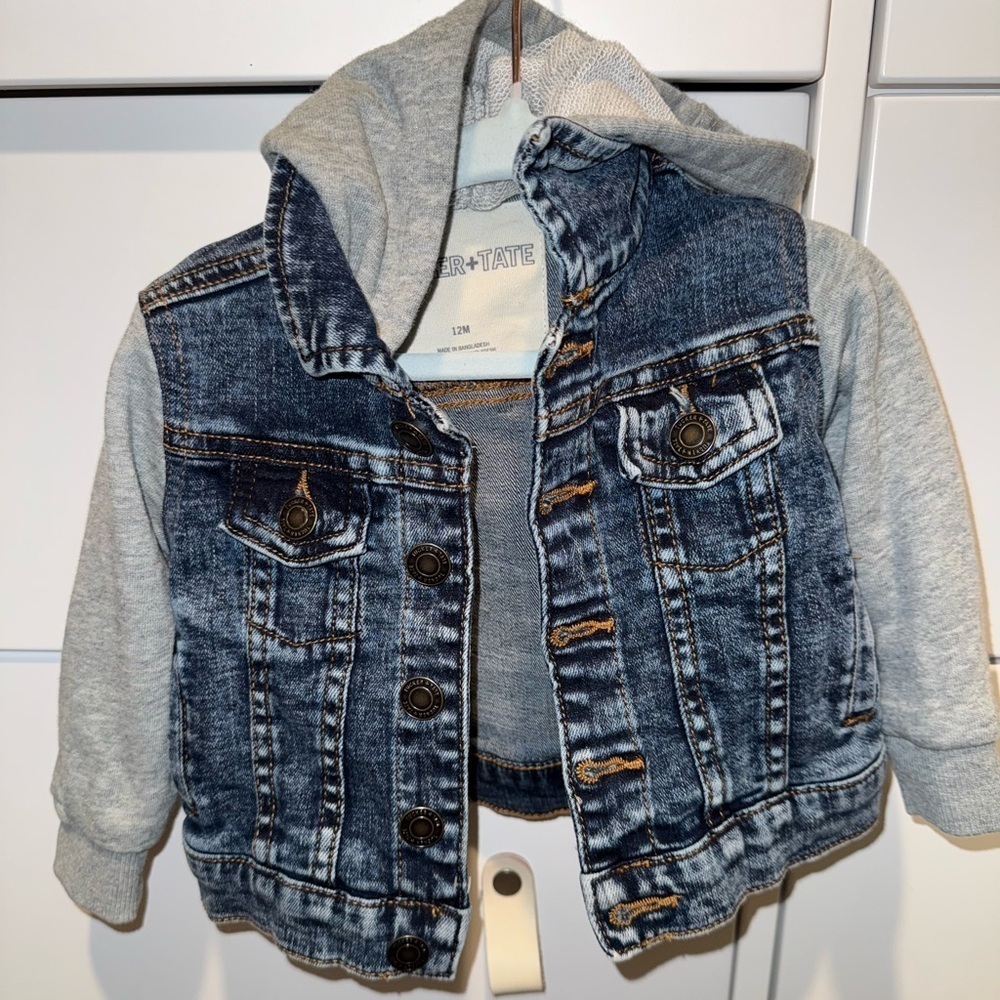 Tucker & Tate Denim and Gray Jacket